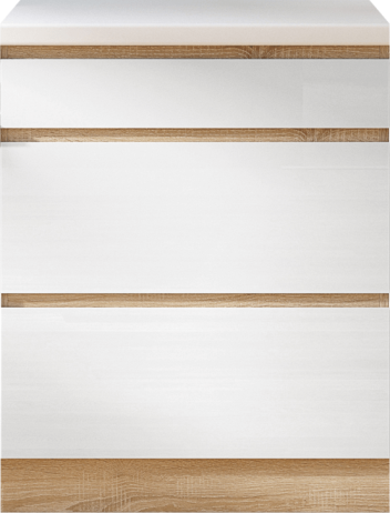 Dolní skříňka dolní LINE WHITE, bílý vysoký lesk HG
