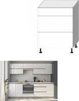 Dolní skříňka dolní LINE WHITE, bílý vysoký lesk HG