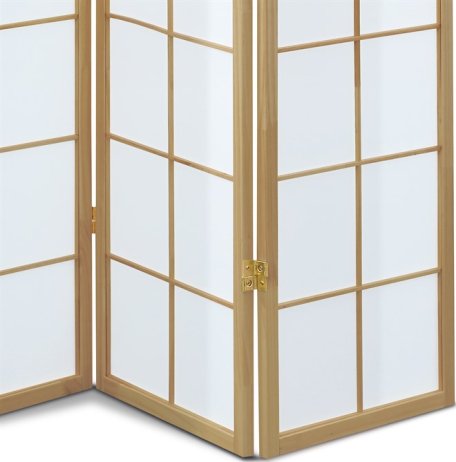 Dřevěný paraván EF-E804 NAT