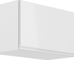 Horní skříňka, bílá / bílý extra vysoký lesk, AURORA G60KN