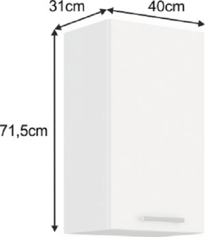 Horní skříňka SPLIT 40 G-72 F