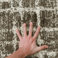 Kusový koberec STELLAN, béžová/hnědá, 160x235 cm