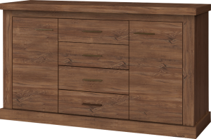 Komoda HILARD AR5, dub stirling