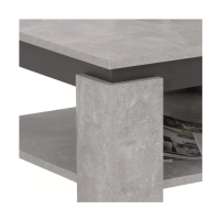 Konferenční stolek, beton/grafit, LEJSY