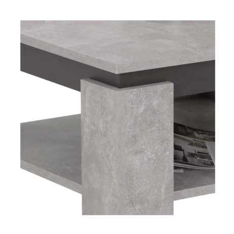 Konferenční stolek, beton/grafit, LEJSY