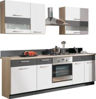 Kuchyňská linka Modena 240 cm - bílý lesk