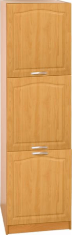 Kuchyňská skříňka  LORA MDF NEW KLASIK S40 / 210/57, levá, olše