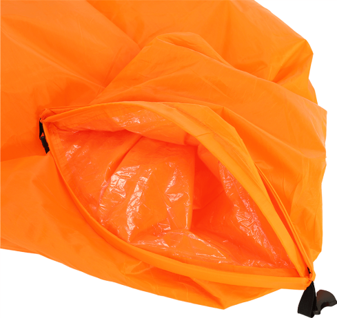 Nafukovací sedací vak/lazy bag LEBAG, oranžová