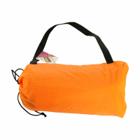 Nafukovací sedací vak/lazy bag LEBAG, oranžová
