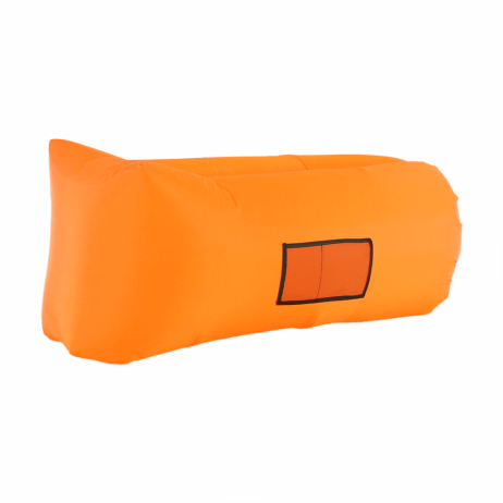Nafukovací sedací vak/lazy bag LEBAG, oranžová