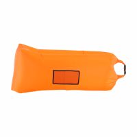 Nafukovací sedací vak/lazy bag LEBAG, oranžová