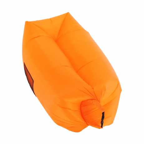 Nafukovací sedací vak/lazy bag LEBAG, oranžová