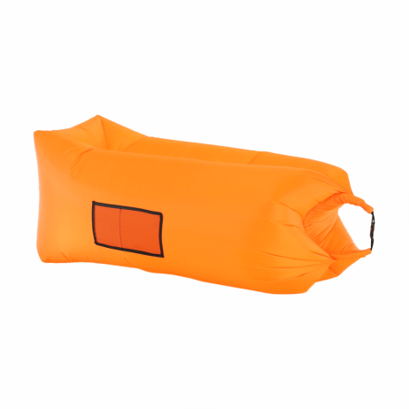 Nafukovací sedací vak/lazy bag LEBAG, oranžová