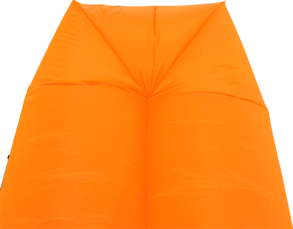 Nafukovací sedací vak/lazy bag LEBAG, oranžová