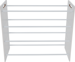 Organizér / regál na hračky, bílá / vícebarevná, MAISAN