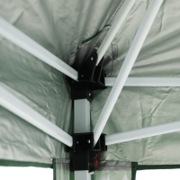 Nůžkový skládací zahradní altánek / pavilon, zelená, 2x2 m, TREKAN TYP 1