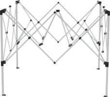 Nůžkový skládací zahradní altánek / pavilon, zelená, 2x2 m, TREKAN TYP 1
