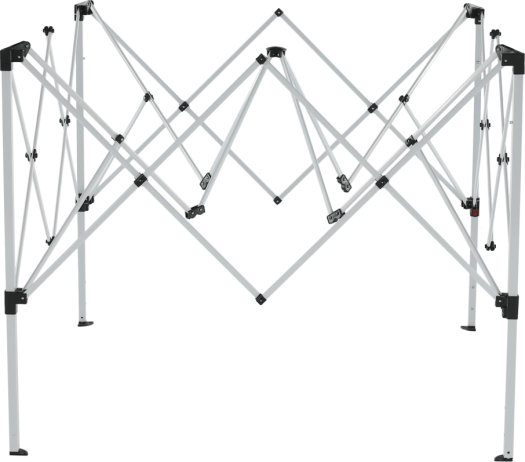 Nůžkový skládací zahradní altánek / pavilon, zelená, 2x2 m, TREKAN TYP 1