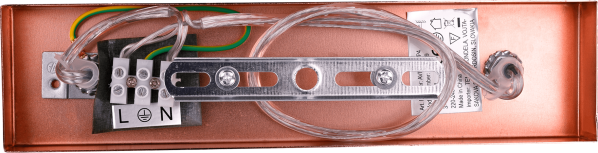 Visící lampa v retro stylu, kov, rose gold, AVIER TYP 4