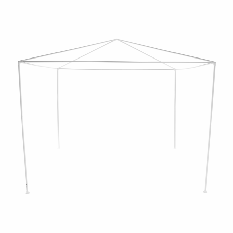 Zahradní párty stan, bílá, 3x3 m, TEKNO TYP 1