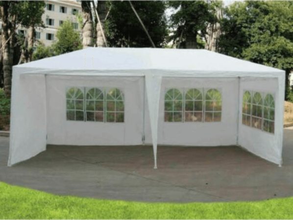 Zahradní párty stan, bílá, 3x6 m, TEKNO TYP 2