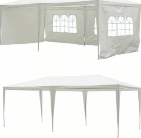 Zahradní párty stan, bílá, 3x6 m, TEKNO TYP 2