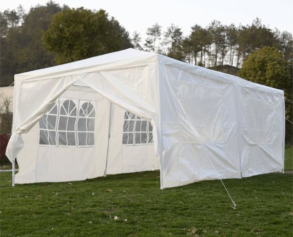 Zahradní párty stan, bílá, 3x6 m, TEKNO TYP 2
