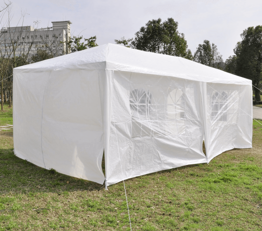 Zahradní párty stan, bílá, 3x6 m, TEKNO TYP 2
