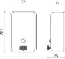 Zásobník na dezinfekční gel HP 8131-18