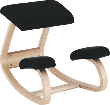 Ergonomická klekačka RENAR, černá / přírodní