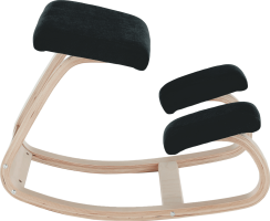 Ergonomická klekačka RENAR, černá / přírodní