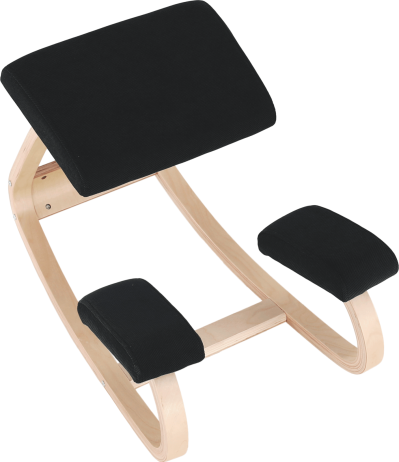 Ergonomická klekačka RENAR, černá / přírodní