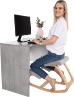 Ergonomická klekačka RENAR, šedohnědá taupe / přírodní