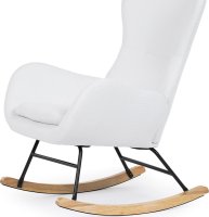 Bílé houpací křeslo AK-376 WT2