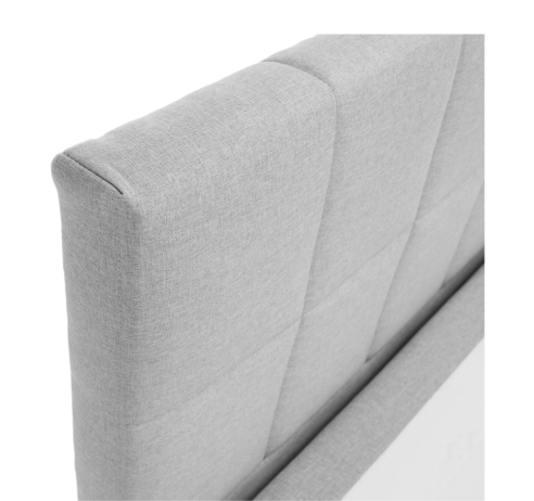 Boxpringová postel 120x200, světle šedá, FERATA KOMFORT