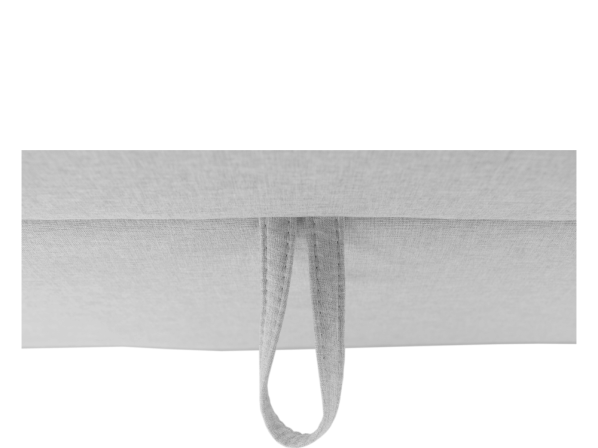 Boxpringová postel 120x200, světle šedá, FERATA KOMFORT