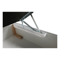 Boxpringová postel 160x200, světle šedá, FERATA KOMFORT