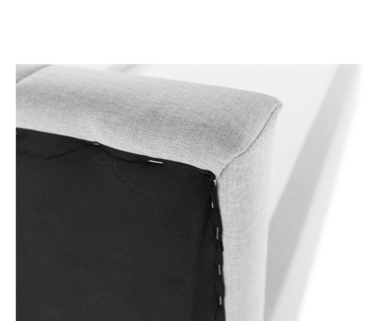 Boxpringová postel FERATA Komfort 180x200, světle šedá