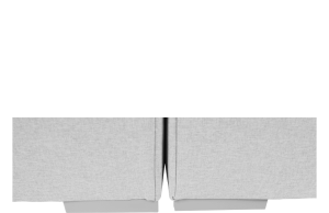 Boxpringová postel FERATA Komfort 180x200, světle šedá