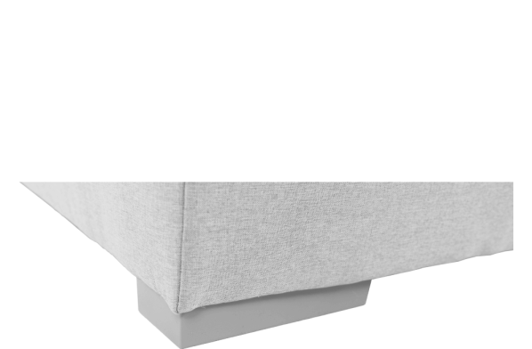 Boxpringová postel FERATA Komfort 180x200, světle šedá