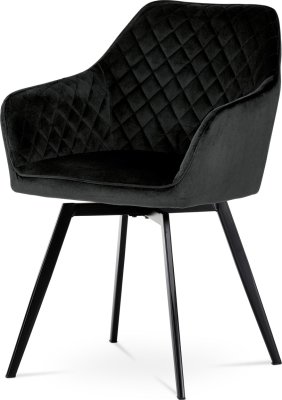 Černá jídelní židle DCH-425 BK4