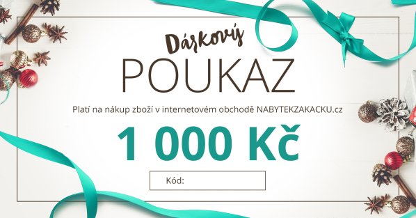 Dárkový poukaz 1 000 Kč