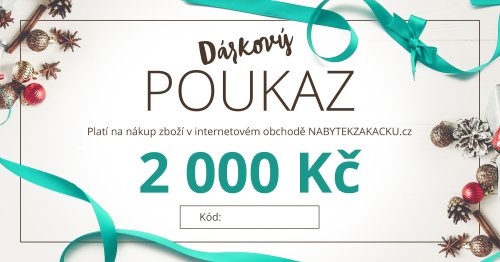 Dárkový poukaz 2 000 Kč