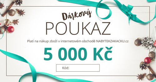 Dárkový poukaz 5 000 Kč