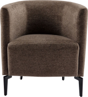 Designové křeslo KAPY hnědá/černá