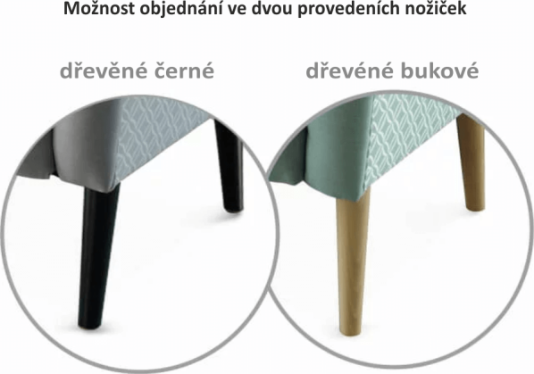 Designové křeslo BELEK, látka smaragdová / vzor Jungle