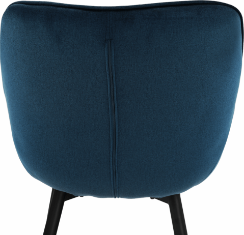 Designové křeslo, modrá Velvet  látka, FEDRIS