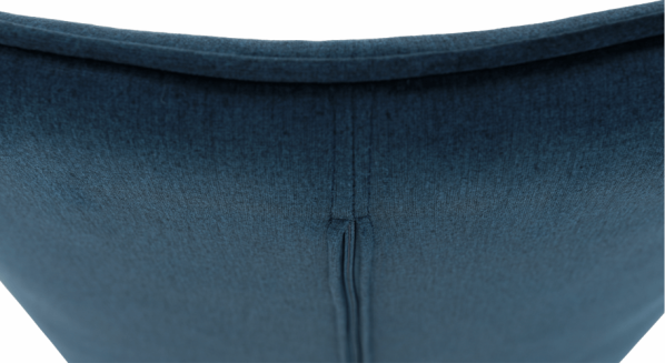 Designové křeslo, modrá Velvet  látka, FEDRIS