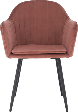 Designové křeslo, růžovohnědou Velvet látka, ZIRKON