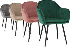 Designové křeslo, růžovohnědou Velvet látka, ZIRKON